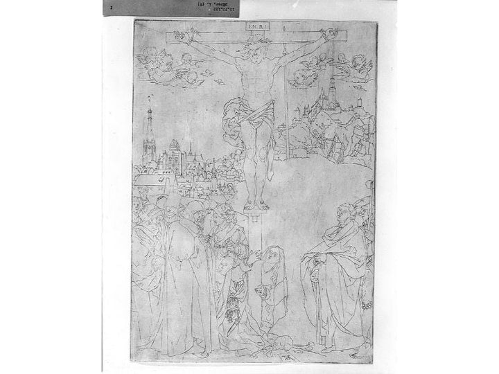 Crucifixion With Many Figures