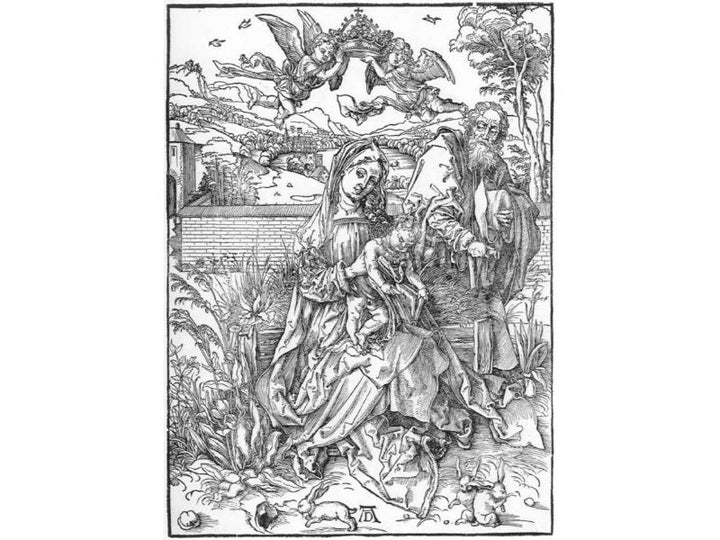 Holy Family with three Hares 2