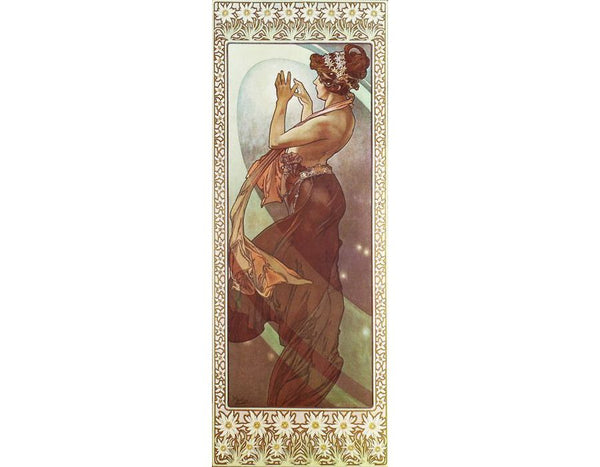 Pole Star. From The Moon and the Stars Series. 1902 Painting by Alphonse Maria Mucha