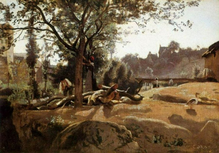 Peasants under the Trees at Dawn, Morvan 