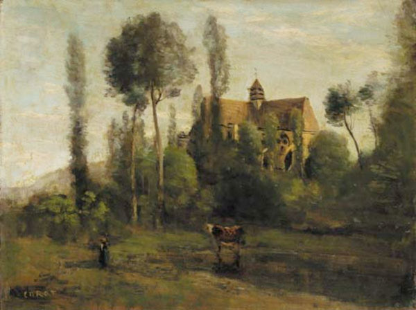 The Church at Essommes, near the Chateau Thierry 