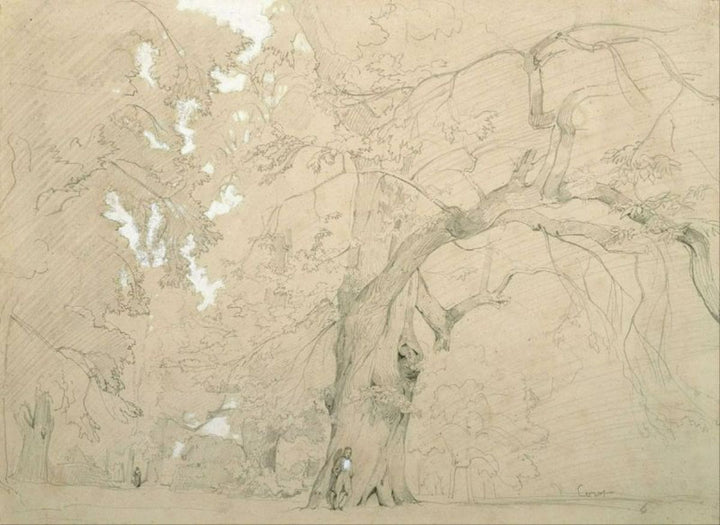 Young Man in Front of a Great Oak, c.1840 