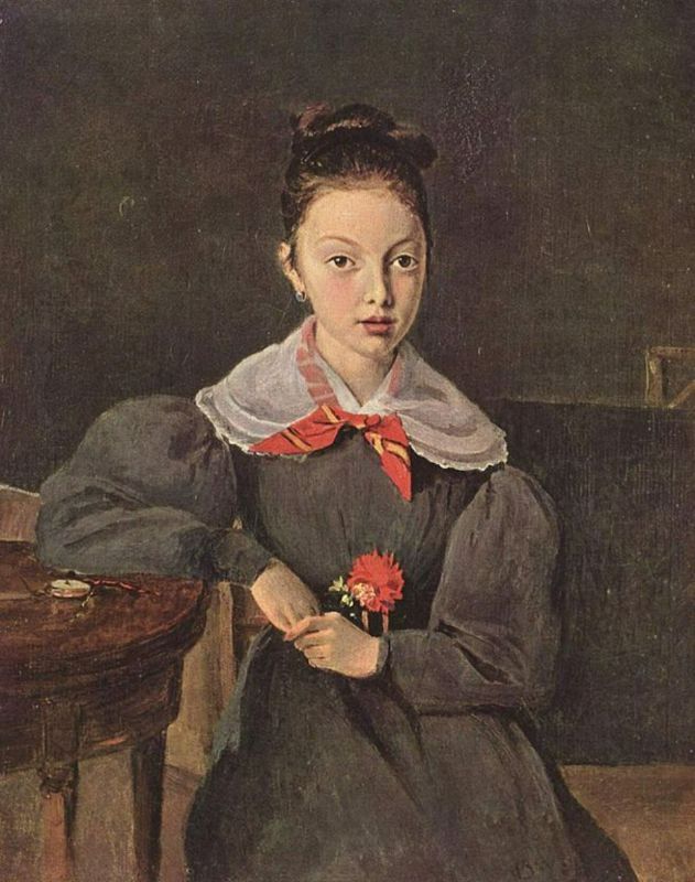 Portrait of Octavie Sennegon, the artist's niece (later Madame Chamouillet) 