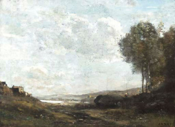 Paysage au Bord du Lac 