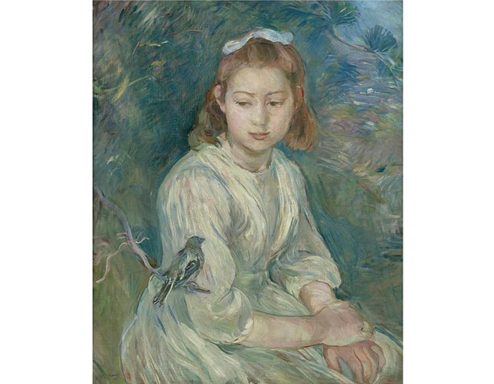 Petite Fille A L'Oiseau