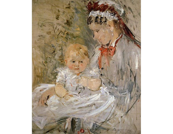 Julie with her Nurse 1880
