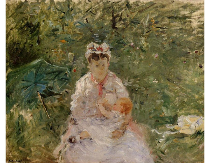 The Wet Nurse Angele Feeding Julie Manet