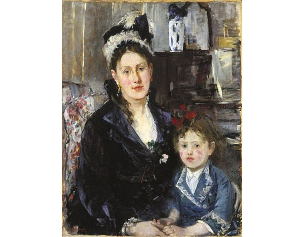 Portrait of Mme. Boursier and her Daughter 1874