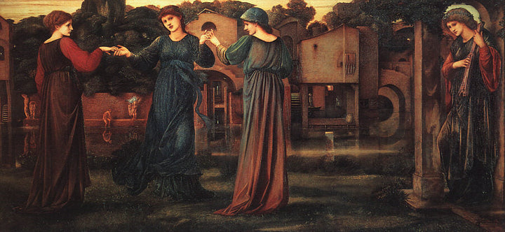 The Mill 1872-80 Painting by Edward Burne-Jones