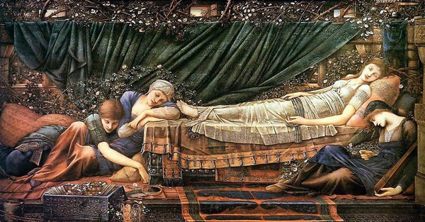 Sleeping Beauty 2 Painting by Edward Burne-Jones