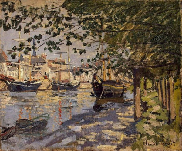 The Seine At Rouen 1872 