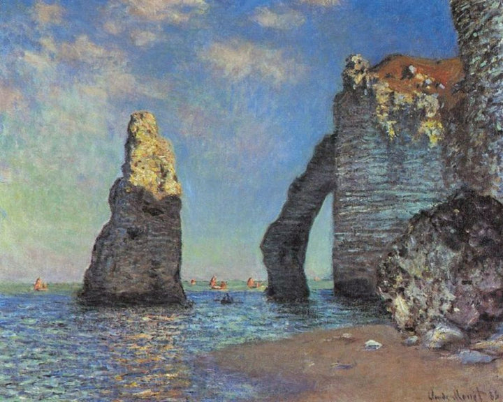 Aiguille d'Etretat, maree basse 