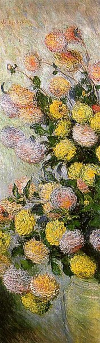 Vase of Dahlias 1883 