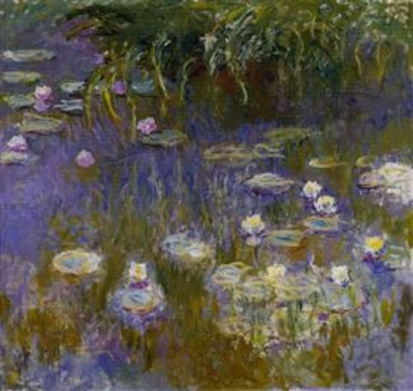 Yellow and Lilac Water-Lilies 1914-1917 