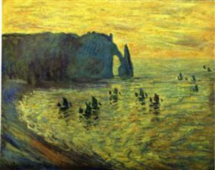 The Cliffs at Etretat 