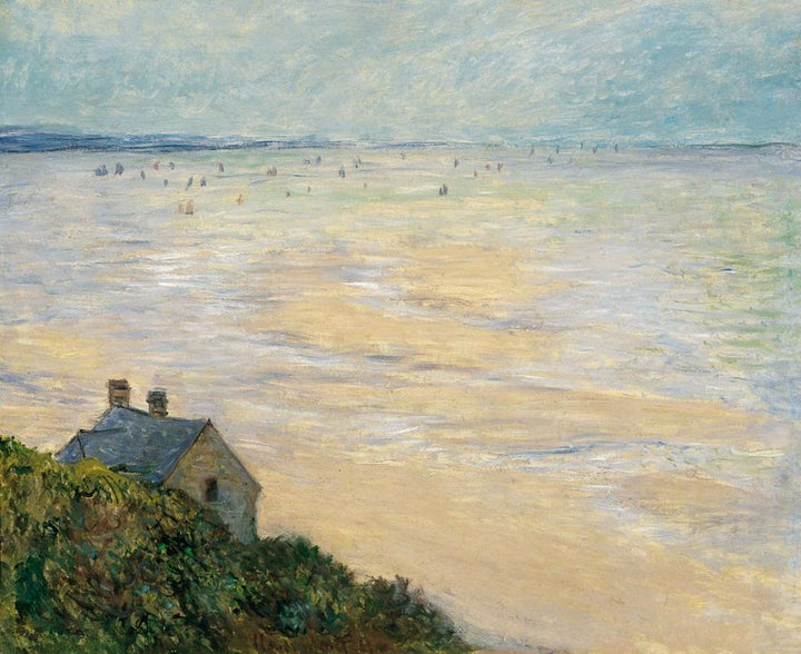 The Hut at Trouville, Low Tide 