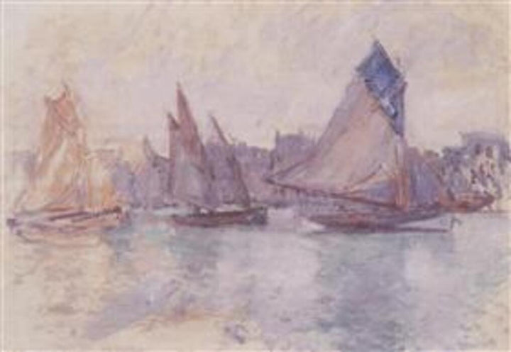 Boats In The Port Of Le Havre 