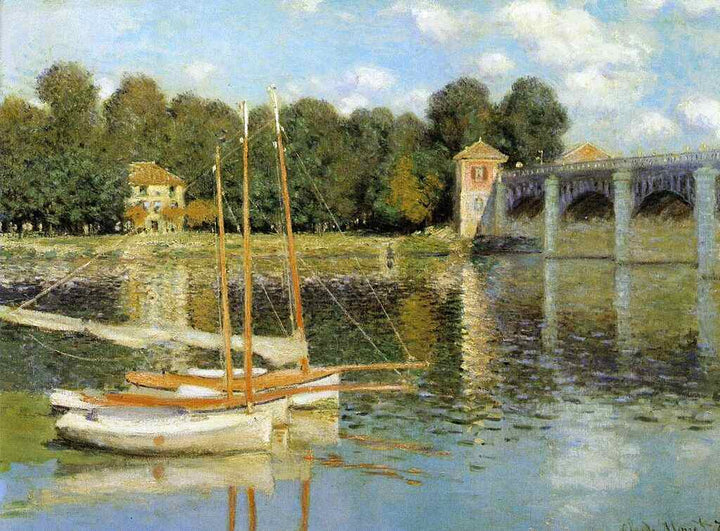 Le pont d'Argenteuil 1874 