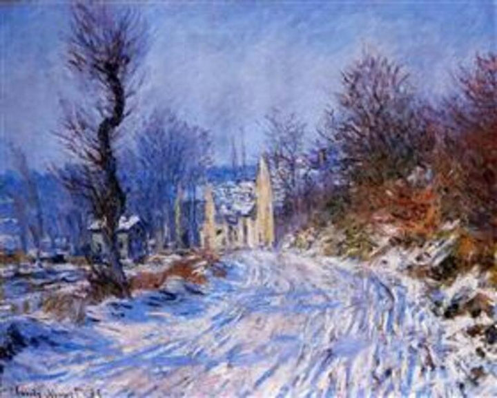 Road To Giverny In Winter 