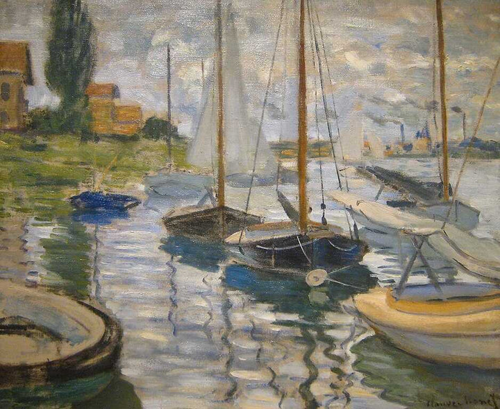 Sailboats on the Seine 