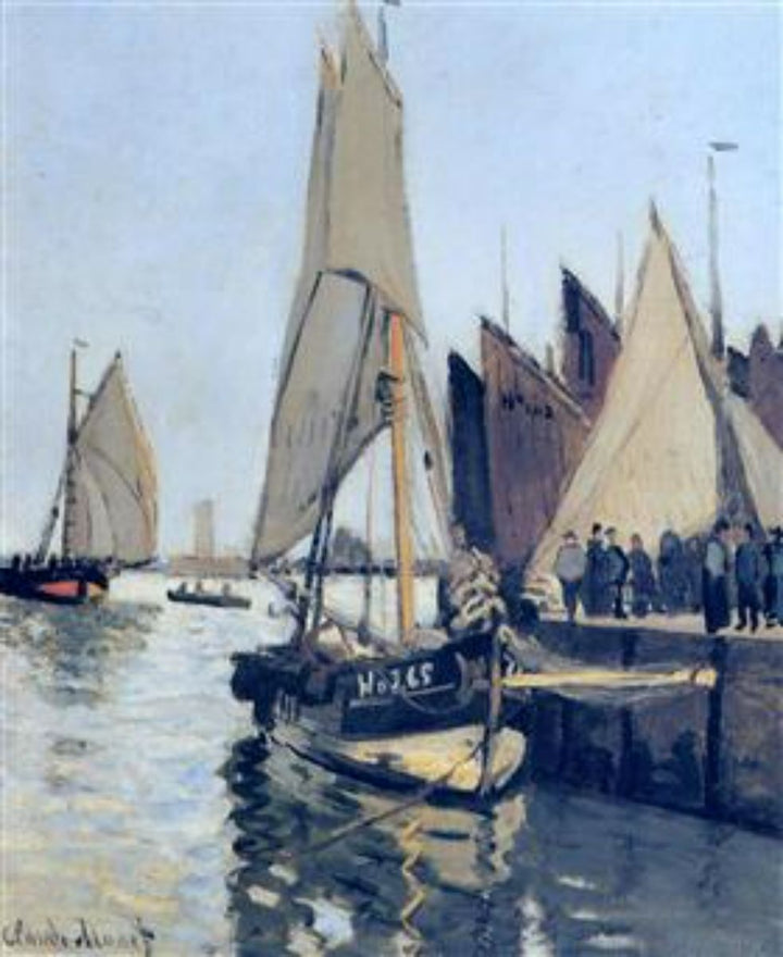 Sailing Boats At Honfleur 