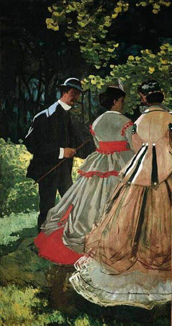 Le Dejeuner sur l'Herbe (The Picnic) detail 1865 