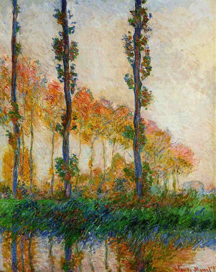 Three Trees In Autumn 