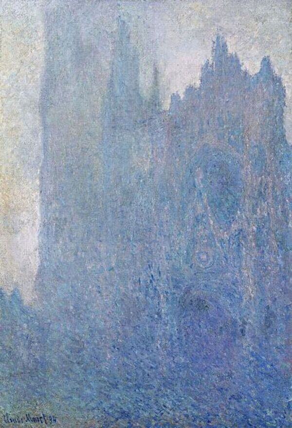 Rouen Cathedral In The Fog 