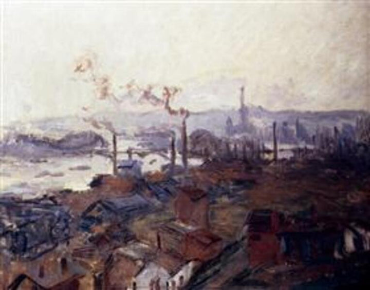 General View Of Rouen From St. Catherine's Bank 