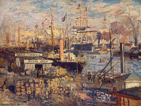 The Grand Quai At Le Havre 1874 