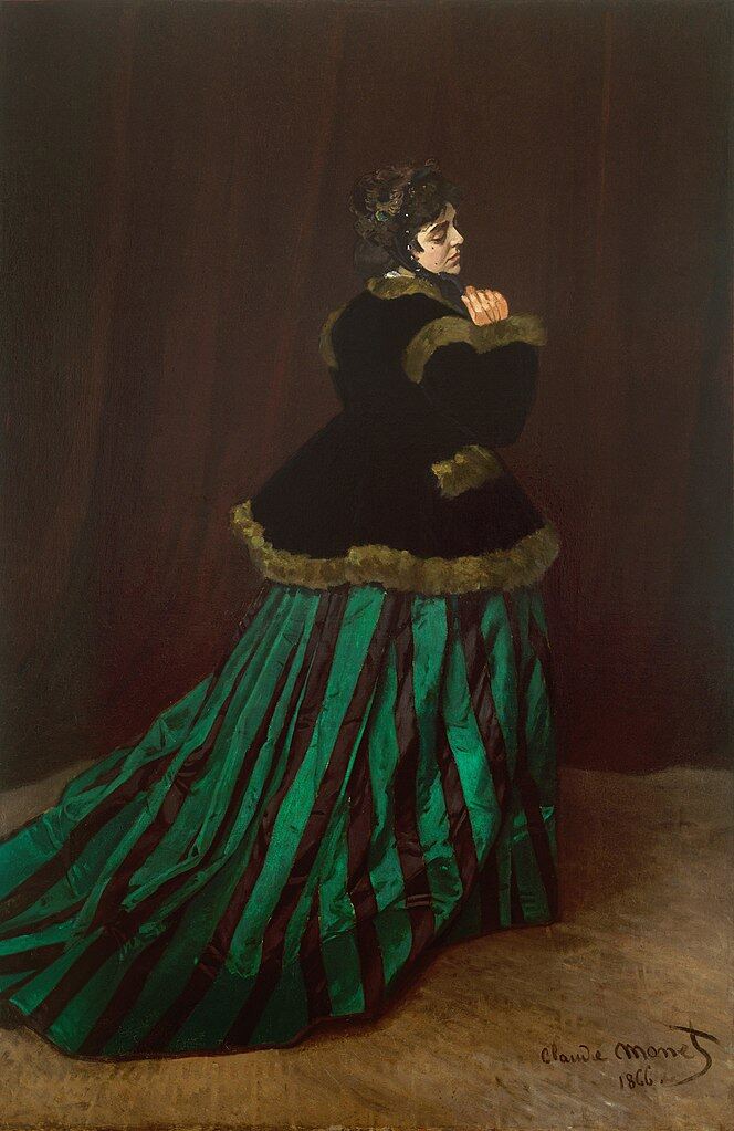 Woman In A Green Dress 