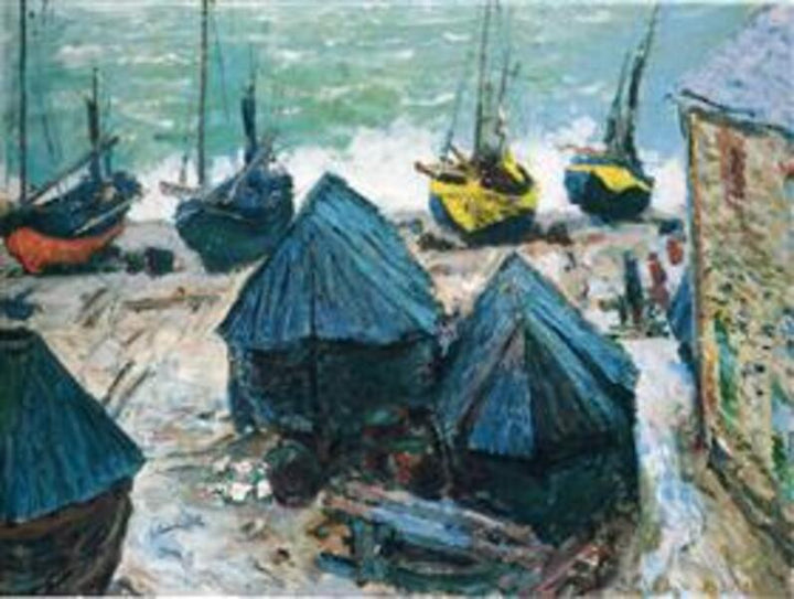 Boats in Winter Quarters, Etretat 