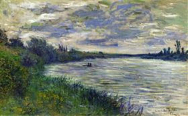 The Seine Near Vetheuil Stormy Weather 