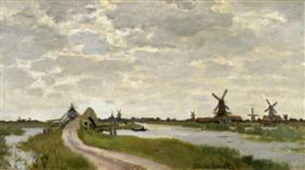 Windmills At Haaldersbroek Zaandam 