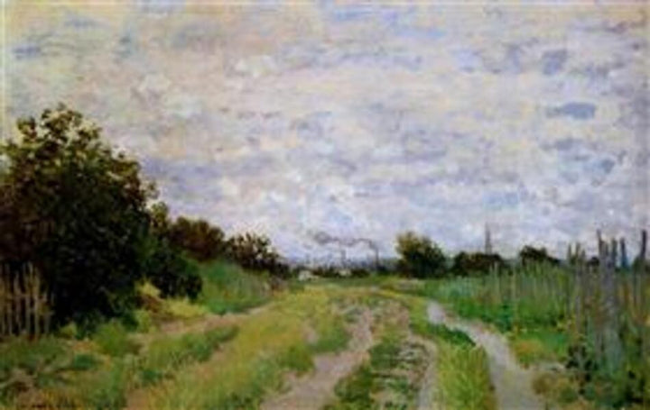 Lane In The Vineyards At Argenteuil 