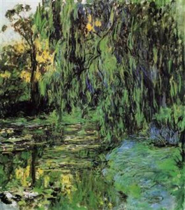 Weeping Willow and Water-Lily Pond2 1916-1919 