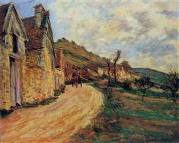 Les Roches At Falaise Near Giverny 