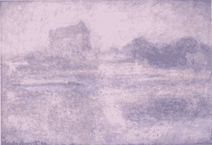 Vernon Church in the Fog 1894 