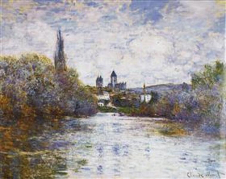 The Small Arm Of The Seine At Vetheuil 