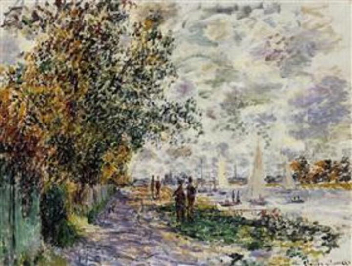 The Riverbank At Petit Gennevilliers 