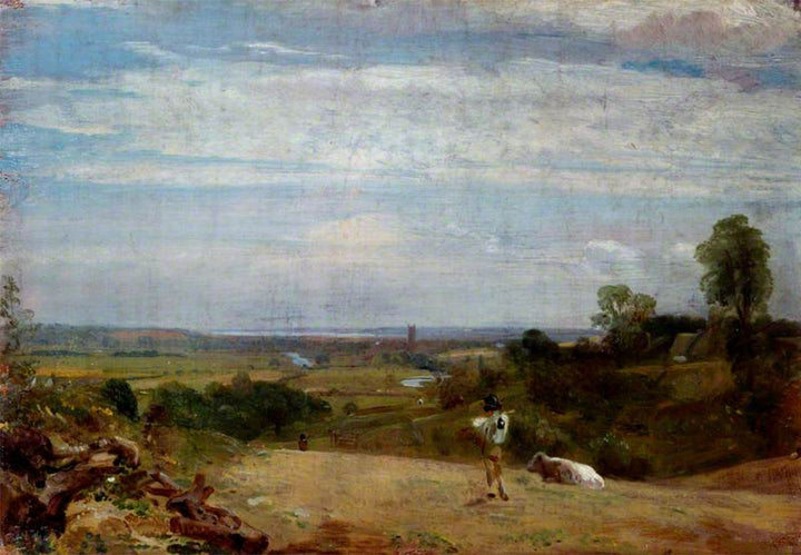 Summer Morning Dedham from Langham Painting 