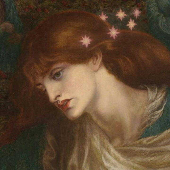 The Blessed Damozel - study Painting by Dante Gabriel Rossetti