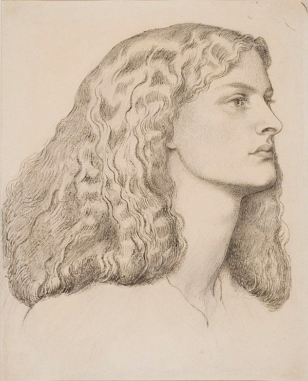 Portrait Of Anne Miller Painting by Dante Gabriel Rossetti