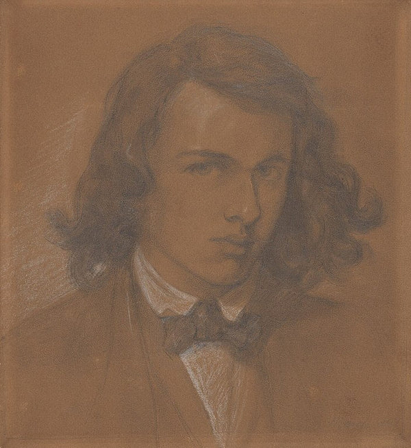 Self Portrait at Age Eighteen 1847 Painting by Dante Gabriel Rossetti