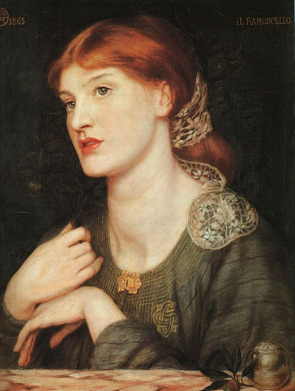 Il Ramoscello 1865 Painting by Dante Gabriel Rossetti