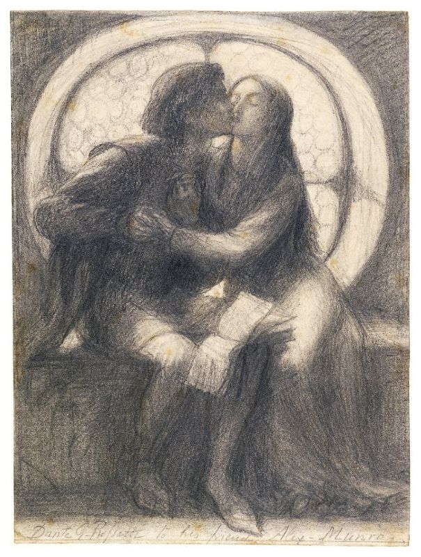 Paolo and Francesca Painting by Dante Gabriel Rossetti