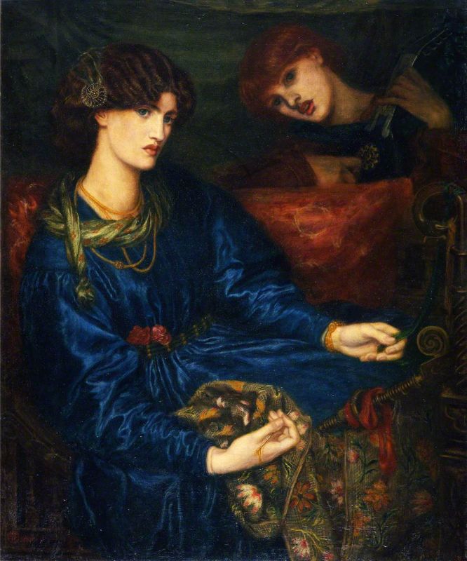 Mariana Painting by Dante Gabriel Rossetti