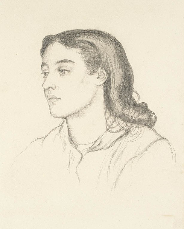 Miss Robinson (Mrs. Fernandez) Painting by Dante Gabriel Rossetti