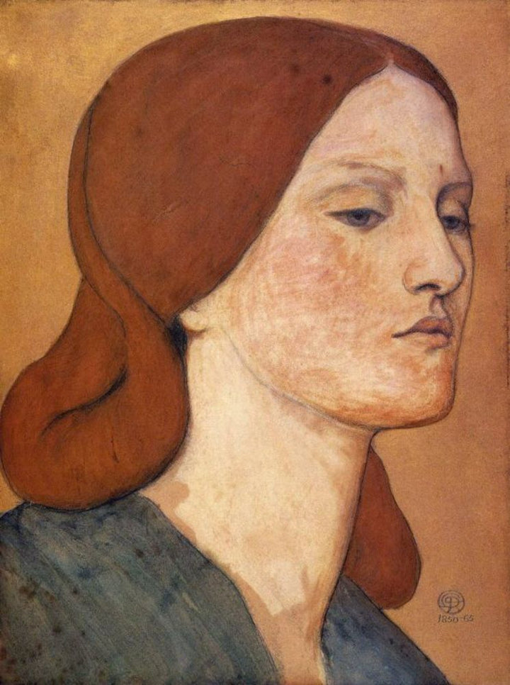 Portrait Of Elizabeth Siddal2 Painting by Dante Gabriel Rossetti