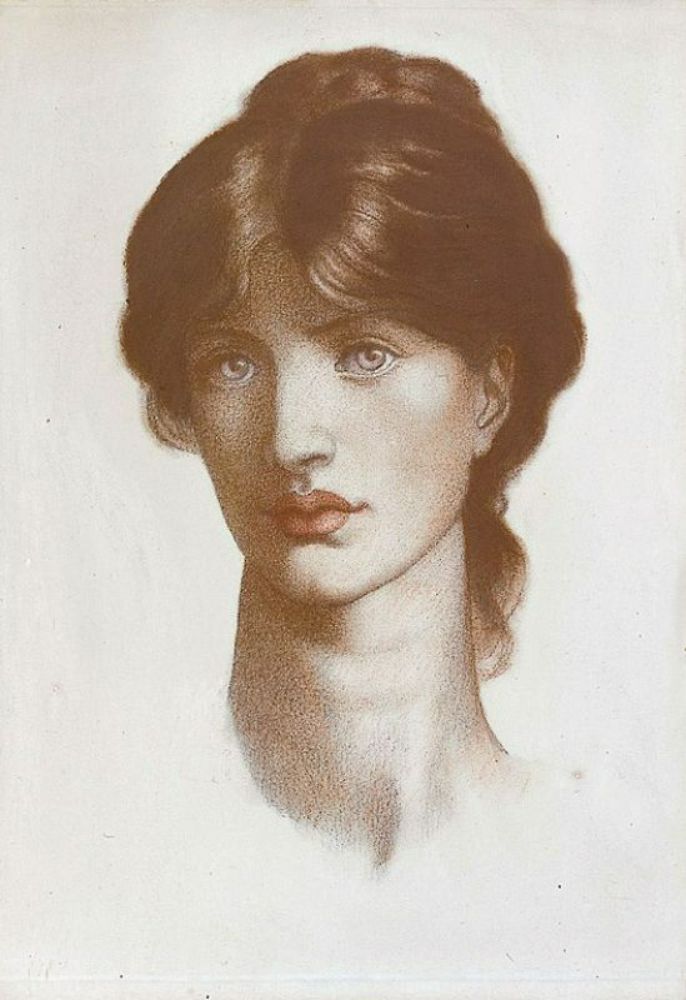 Study For A Vision Of Fiammetta Painting by Dante Gabriel Rossetti